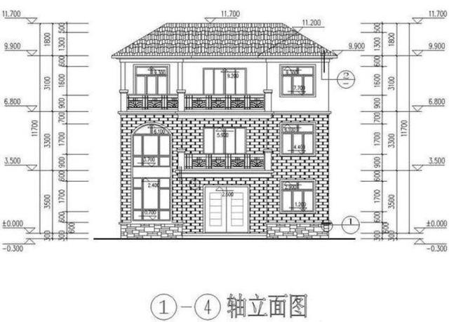 一款簡約風(fēng)格的農(nóng)村小別墅圖，開間12米很實用，還設(shè)有堂屋，保證給你長臉！