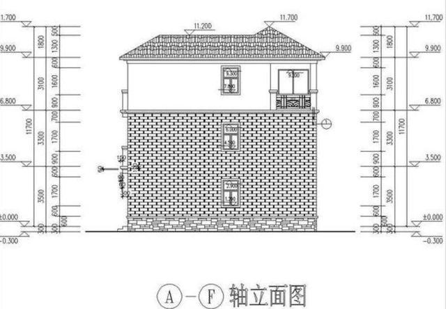 一款簡約風(fēng)格的農(nóng)村小別墅圖，開間12米很實用，還設(shè)有堂屋，保證給你長臉！