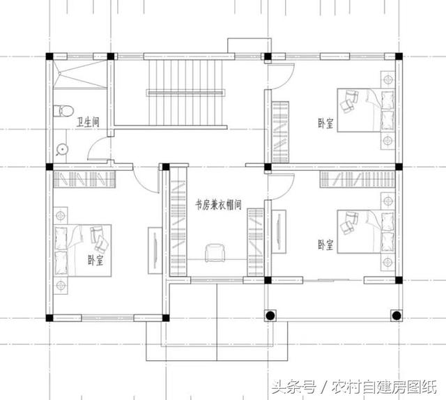 3款二層農(nóng)村小別墅設(shè)計(jì)圖，帶露臺(tái)堂屋臥室多，你更喜歡哪款