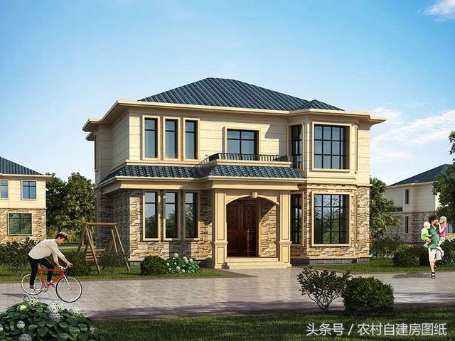 3款二層農(nóng)村小別墅設(shè)計(jì)圖，帶露臺(tái)堂屋臥室多，你更喜歡哪款