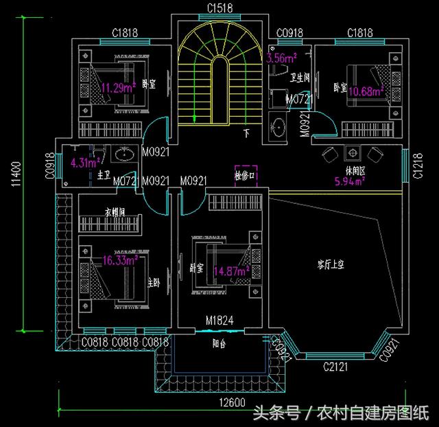 3款二層農(nóng)村小別墅設(shè)計(jì)圖，帶露臺(tái)堂屋臥室多，你更喜歡哪款