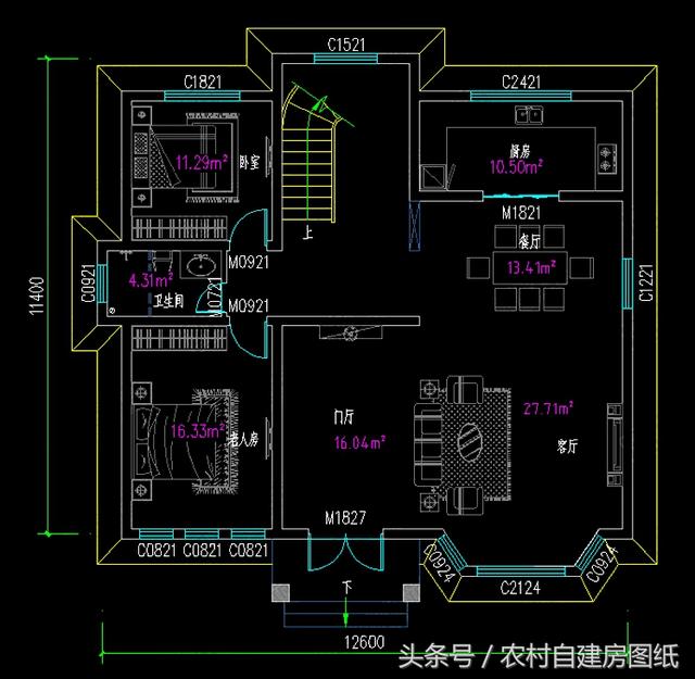 3款二層農(nóng)村小別墅設(shè)計(jì)圖，帶露臺(tái)堂屋臥室多，你更喜歡哪款