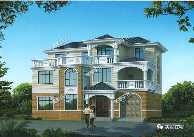 自建房不僅要好看，還得實(shí)用美觀價(jià)格合理，這3款三層別墅最低只要27萬(wàn)