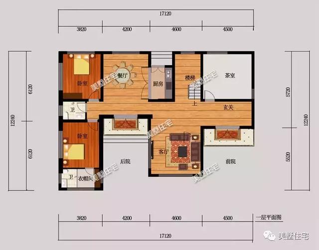 平屋頂新中式別墅圖，一種風(fēng)格，兩種設(shè)計(jì)，好房子就是受歡迎