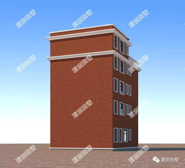 平屋頂多陽(yáng)臺(tái)的五層自建房設(shè)計(jì)圖，這種房比較樸實(shí)簡(jiǎn)單，自住出租都不錯(cuò)