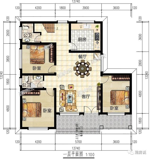 5棟漂亮的別墅設(shè)計圖，送給需要建房的你，每一棟都很出色！