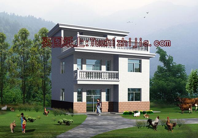 農(nóng)村三層15萬(wàn)自建房圖，去城里干一年活回家就能建！