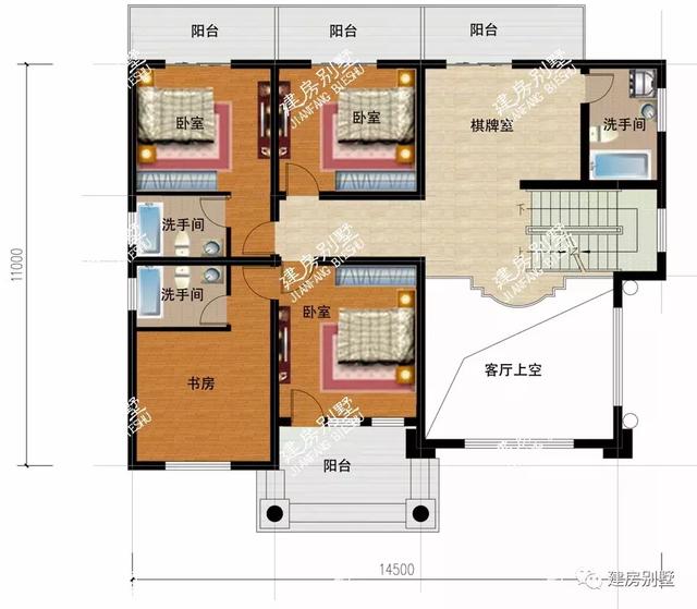 經(jīng)典實(shí)用夠氣派的四層別墅圖，戶型通透活動(dòng)室齊全，男女老少都喜歡