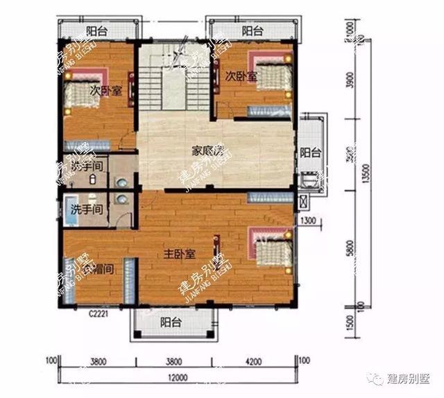 經(jīng)典實(shí)用夠氣派的四層別墅圖，戶型通透活動(dòng)室齊全，男女老少都喜歡