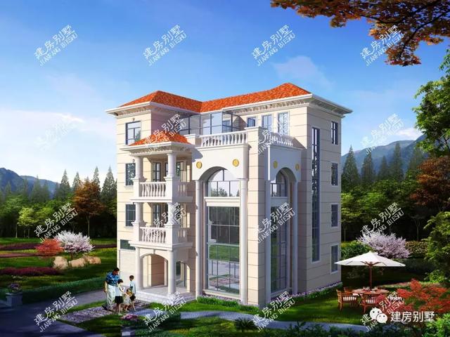 經(jīng)典實(shí)用夠氣派的四層別墅圖，戶型通透活動(dòng)室齊全，男女老少都喜歡