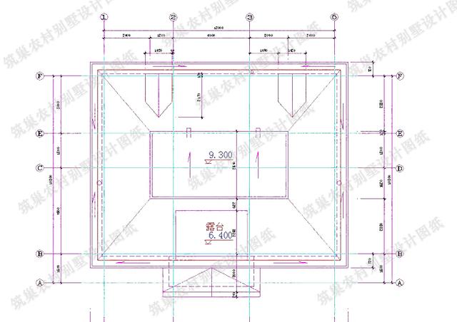 二層帶閣樓農(nóng)村別墅設(shè)計(jì)施工圖30萬12×11米6臥