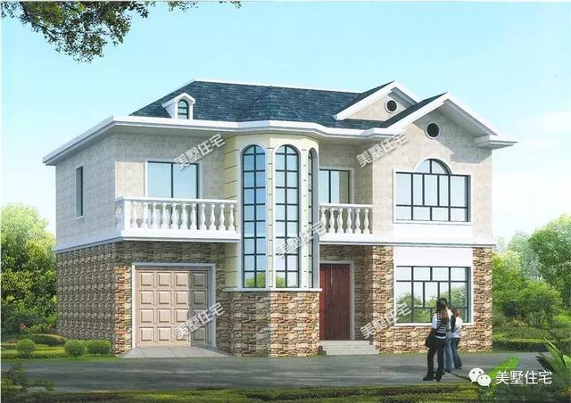 6款帶車庫(kù)的別墅設(shè)計(jì)圖，適合現(xiàn)代農(nóng)村生活