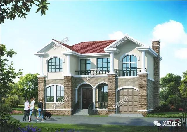 6款帶車庫(kù)的別墅設(shè)計(jì)圖，適合現(xiàn)代農(nóng)村生活