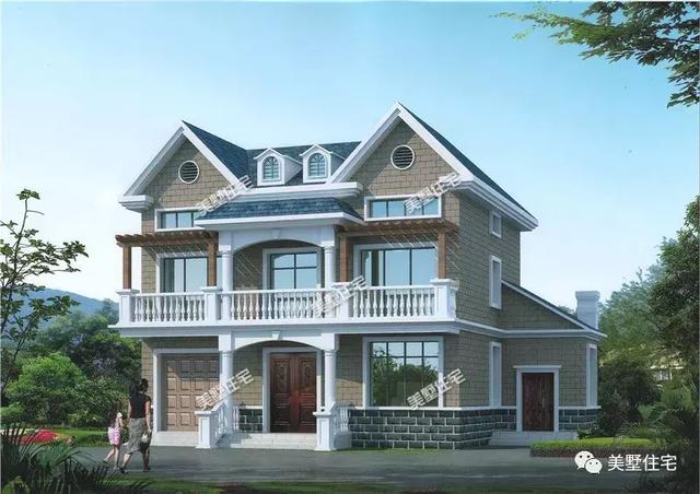 6款帶車庫(kù)的別墅設(shè)計(jì)圖，適合現(xiàn)代農(nóng)村生活