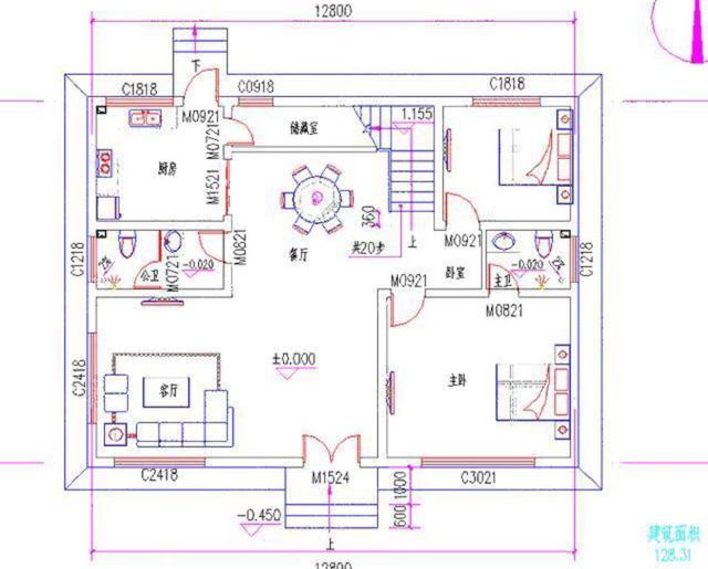 這樣的新中式別墅設(shè)計圖要在農(nóng)村建起來，肯定倍兒有面！