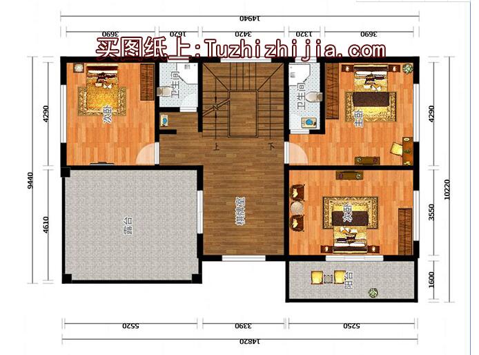 150平米農(nóng)村戶型圖，20萬打造，驚爆眼球，村里人紛紛效仿！