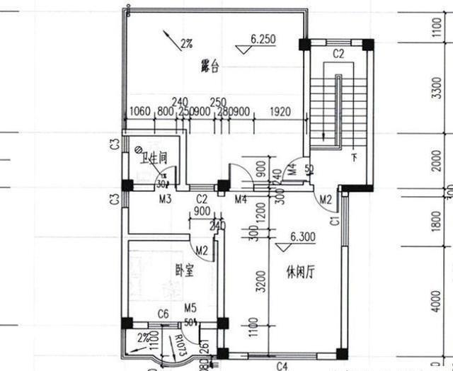 12×14米2廳5臥三層帶挑空客廳+超大落地窗別墅設(shè)計圖，整體色彩雅觀精致
