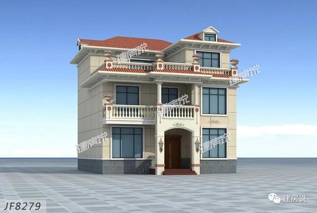 125㎡的歐式別墅設計圖，造型精美、布局合理，絕對會是農村建房一個不可多得的好選擇