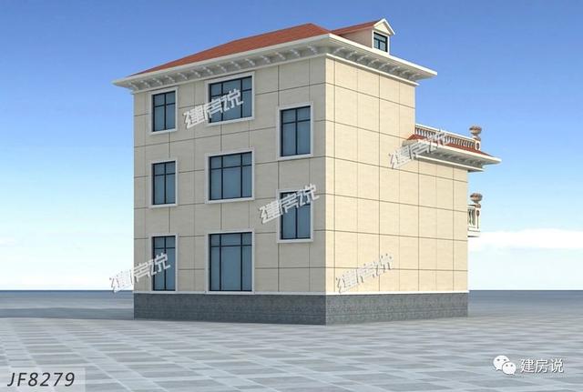 125㎡的歐式別墅設計圖，造型精美、布局合理，絕對會是農村建房一個不可多得的好選擇