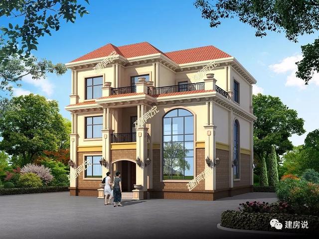 125㎡的歐式別墅設計圖，造型精美、布局合理，絕對會是農村建房一個不可多得的好選擇