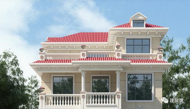 125㎡的歐式別墅設計圖，造型精美、布局合理，絕對會是農村建房一個不可多得的好選擇