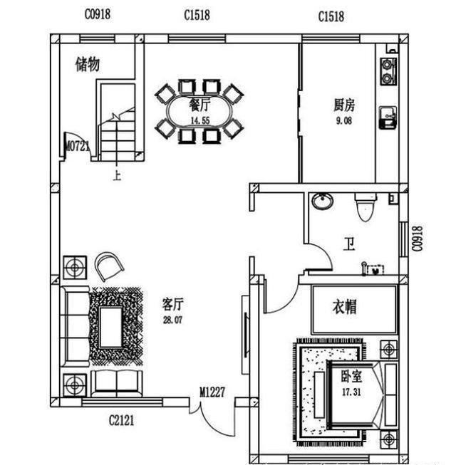 2款25萬二層簡歐農(nóng)村小別墅設(shè)計(jì)圖，外形設(shè)計(jì)雅觀，室內(nèi)布局流暢