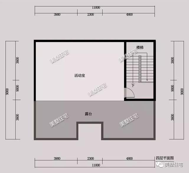 極具現(xiàn)代風(fēng)格的別墅設(shè)計(jì)圖，造價(jià)也不高，是小宅基地的完美首選