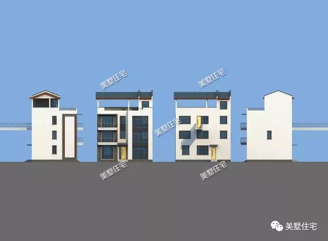 極具現(xiàn)代風(fēng)格的別墅設(shè)計(jì)圖，造價(jià)也不高，是小宅基地的完美首選