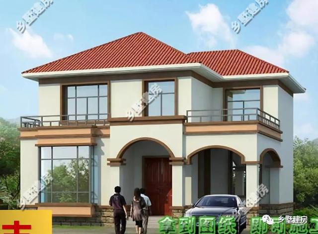 小伙子自建二層別墅設(shè)計(jì)圖，成為全村人羨慕的對(duì)象
