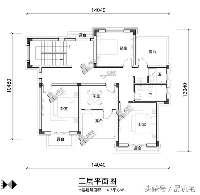 三層現(xiàn)代風(fēng)格別墅設(shè)計圖，純白陶板立面，簡潔利落，既美觀又實用！
