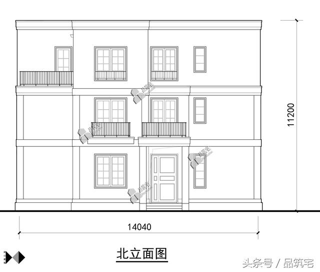 三層現(xiàn)代風(fēng)格別墅設(shè)計圖，純白陶板立面，簡潔利落，既美觀又實用！