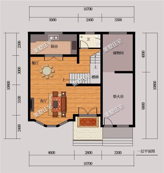 這款108平別墅設(shè)計圖，造價低，建起來不輸大房子，宅基地小的看過來