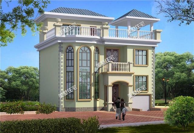 這款108平別墅設(shè)計圖，造價低，建起來不輸大房子，宅基地小的看過來