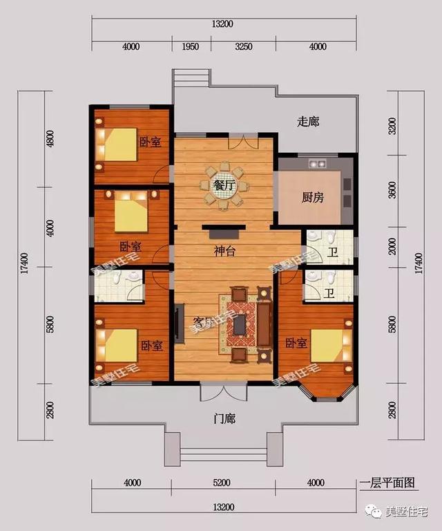帶庭院一層鄉(xiāng)村美墅設計圖，造價10多萬，建成不輸百萬效果