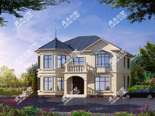 25萬建成二層別墅設(shè)計(jì)圖，帶空中花園，讓你的生活悠然自在