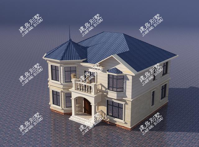 25萬建成二層別墅設(shè)計(jì)圖，帶空中花園，讓你的生活悠然自在