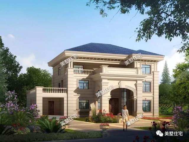 兩棟大氣體面的三層別墅設(shè)計圖，又好看又實用難怪大家都喜歡