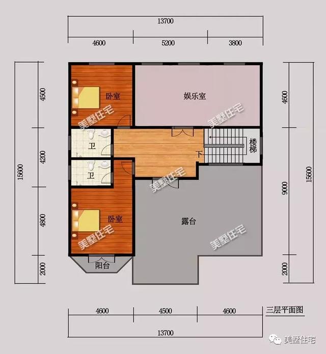 兩棟大氣體面的三層別墅設(shè)計圖，又好看又實用難怪大家都喜歡