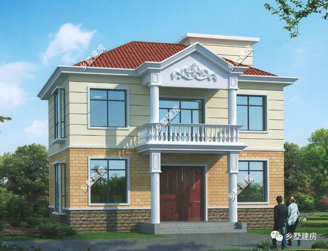 這3款簡約農(nóng)村小別墅設計圖，每款不到20萬，人人可建的小別墅