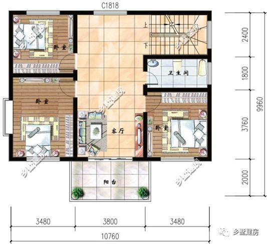 這3款簡約農(nóng)村小別墅設計圖，每款不到20萬，人人可建的小別墅