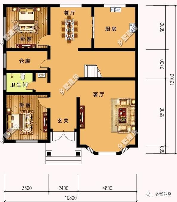 這3款簡約農(nóng)村小別墅設計圖，每款不到20萬，人人可建的小別墅