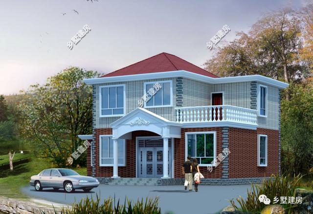 這3款簡約農(nóng)村小別墅設計圖，每款不到20萬，人人可建的小別墅