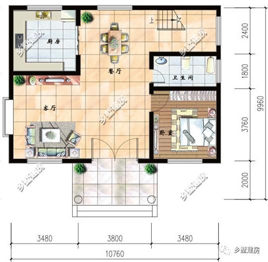 這3款簡約農(nóng)村小別墅設計圖，每款不到20萬，人人可建的小別墅