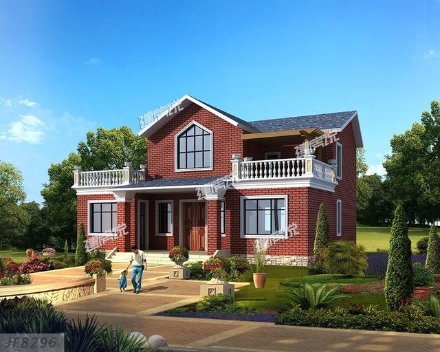 22套二層別墅設(shè)計圖同款，這款戶型非?；鸨?，已經(jīng)成為一種潮流了