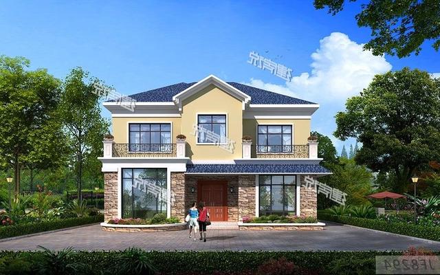 22套二層別墅設(shè)計圖同款，這款戶型非?；鸨?，已經(jīng)成為一種潮流了