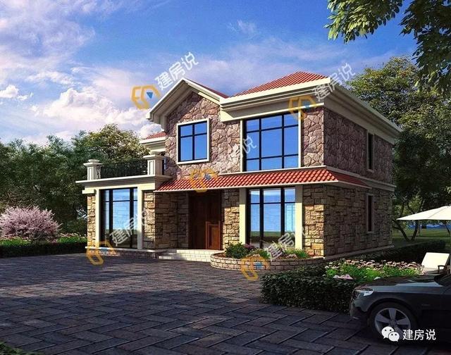 22套二層別墅設(shè)計圖同款，這款戶型非?；鸨?，已經(jīng)成為一種潮流了