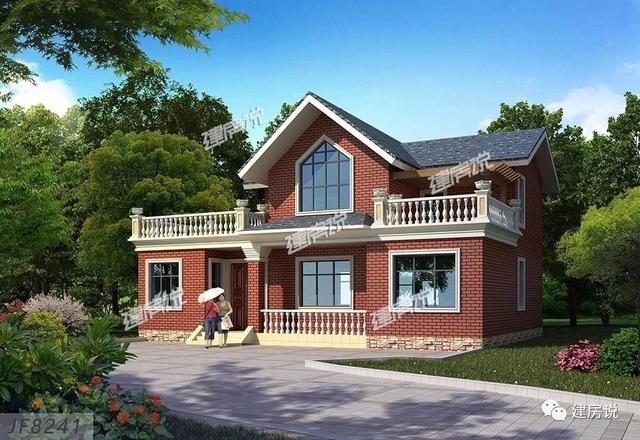 22套二層別墅設(shè)計圖同款，這款戶型非?；鸨呀?jīng)成為一種潮流了