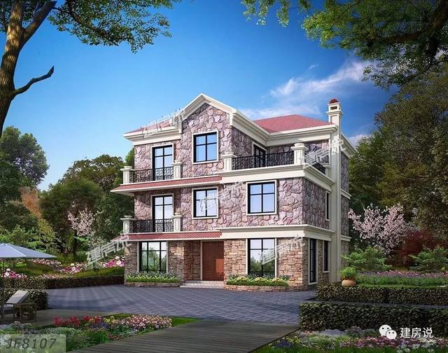 22套二層別墅設(shè)計圖同款，這款戶型非?；鸨?，已經(jīng)成為一種潮流了