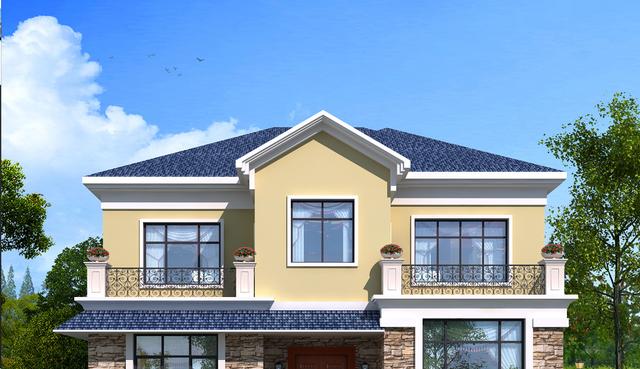 22套二層別墅設(shè)計圖同款，這款戶型非?；鸨?，已經(jīng)成為一種潮流了