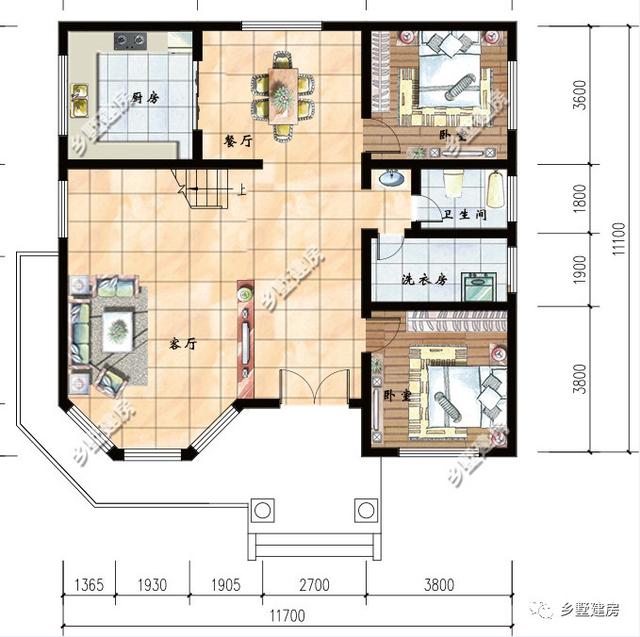 村長(zhǎng)家的三層別墅設(shè)計(jì)圖，歐美風(fēng)引領(lǐng)農(nóng)村潮流，引眾人圍觀！